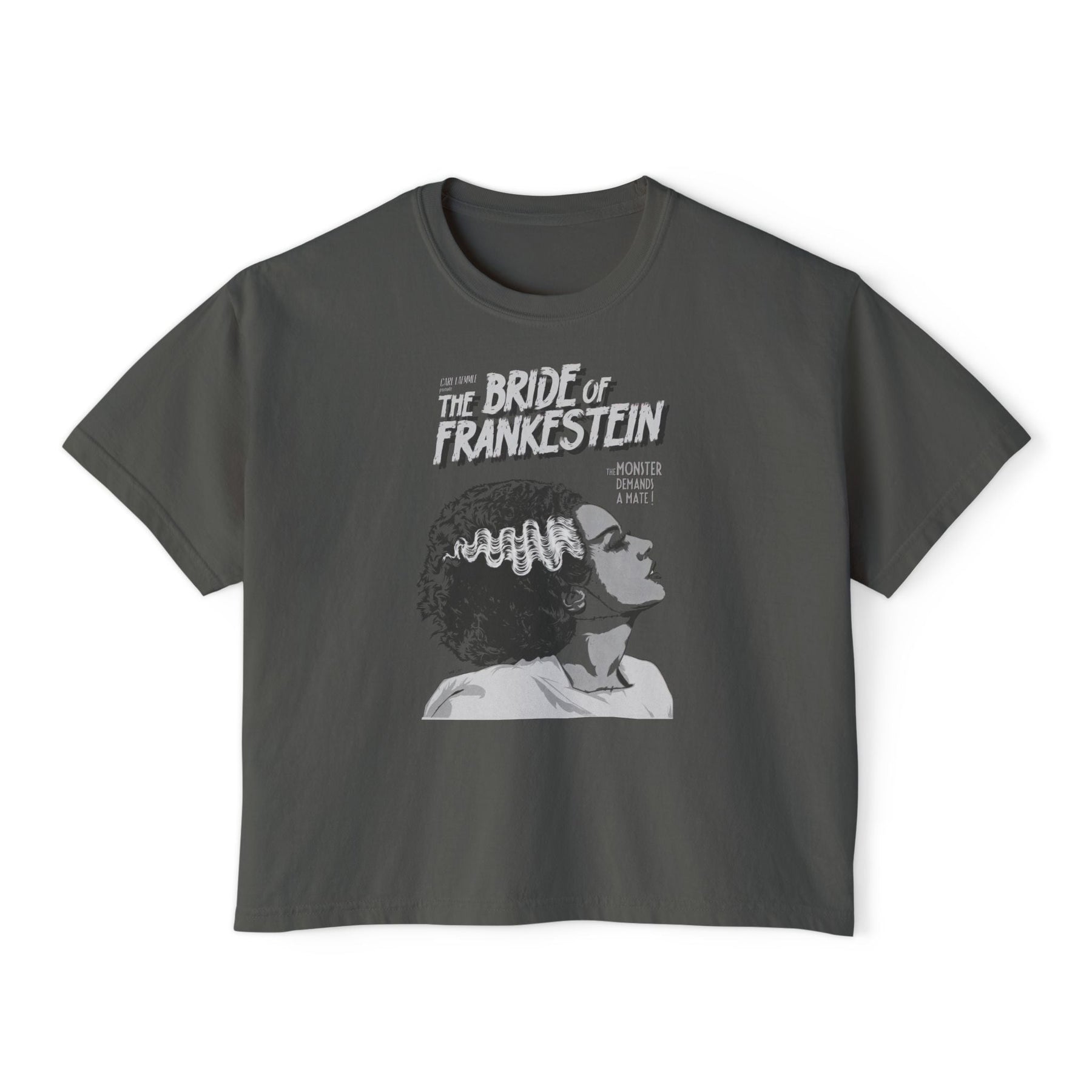 The Bride of Frankenstein Crop Top - Goth Cloth Co.T-Shirt20406897486553215742