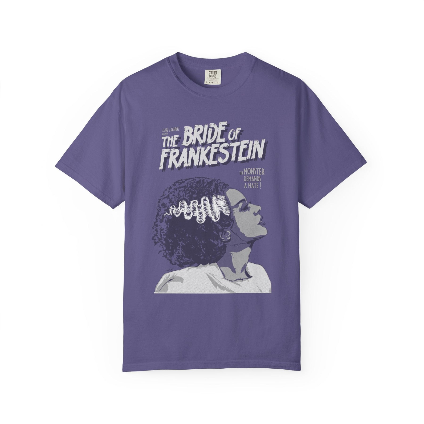 The Bride of Frankenstein Unisex Comfy Tee - Goth Cloth Co.T-Shirt13257066483592585019