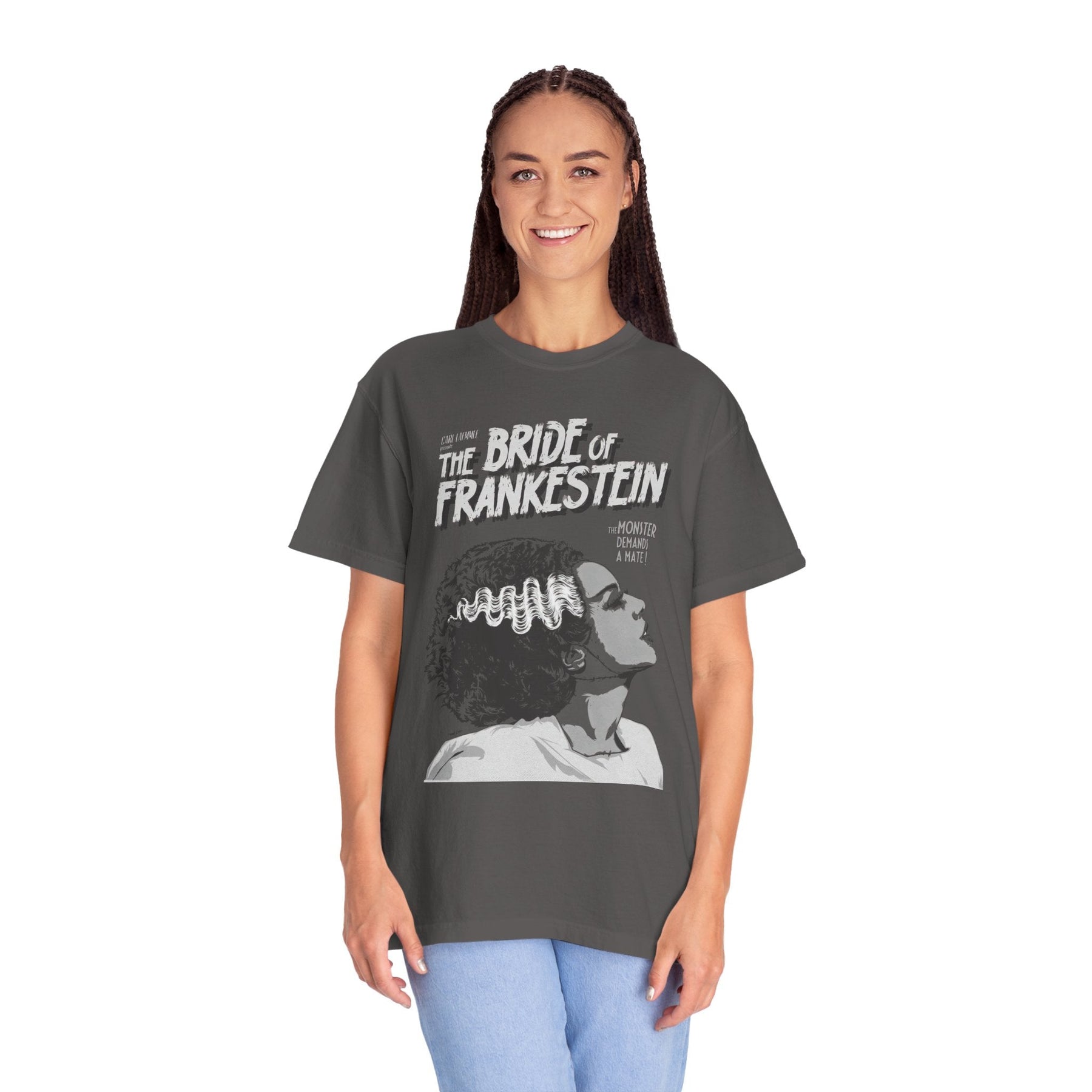 The Bride of Frankenstein Unisex Comfy Tee - Goth Cloth Co.T-Shirt16869316557117552751