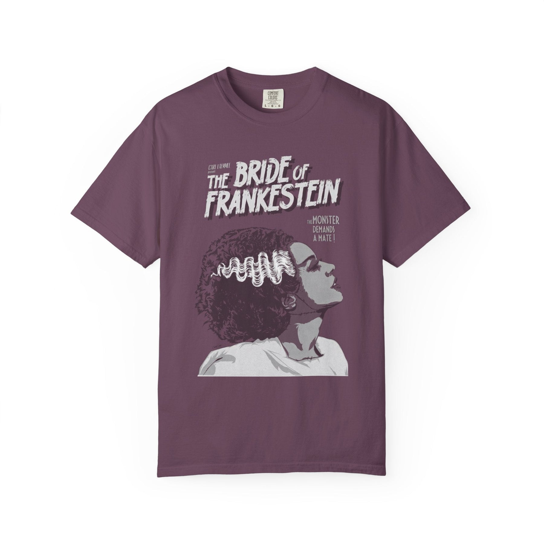 The Bride of Frankenstein Unisex Comfy Tee - Goth Cloth Co.T-Shirt16869316557117552751