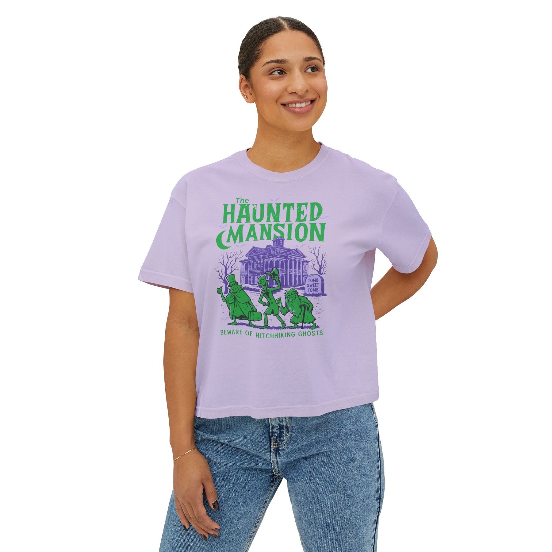 The Haunted Mansion Crop Top - Goth Cloth Co.T-Shirt30362226264460335699