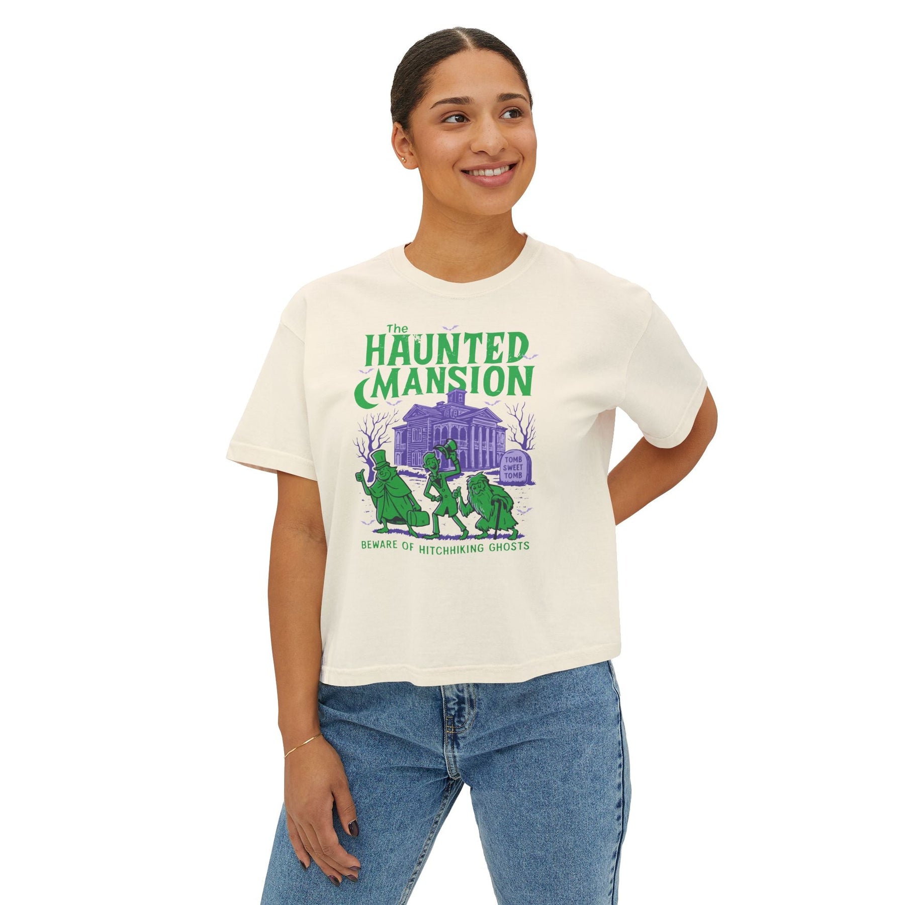 The Haunted Mansion Crop Top - Goth Cloth Co.T-Shirt30362226264460335699