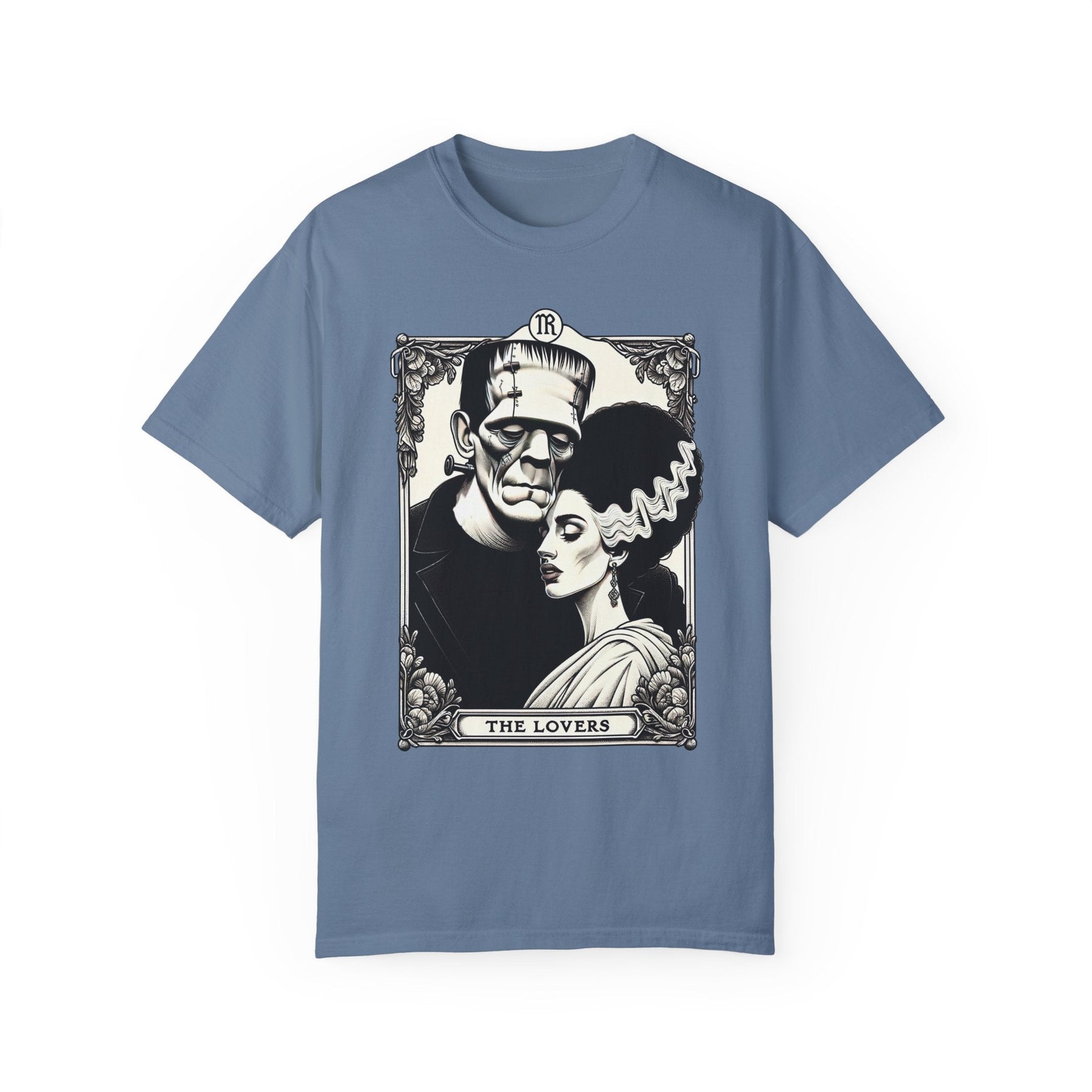 'The Lovers' Frankenstein & Bride Comfy Tee - Goth Cloth Co.T-Shirt13096356741582548024