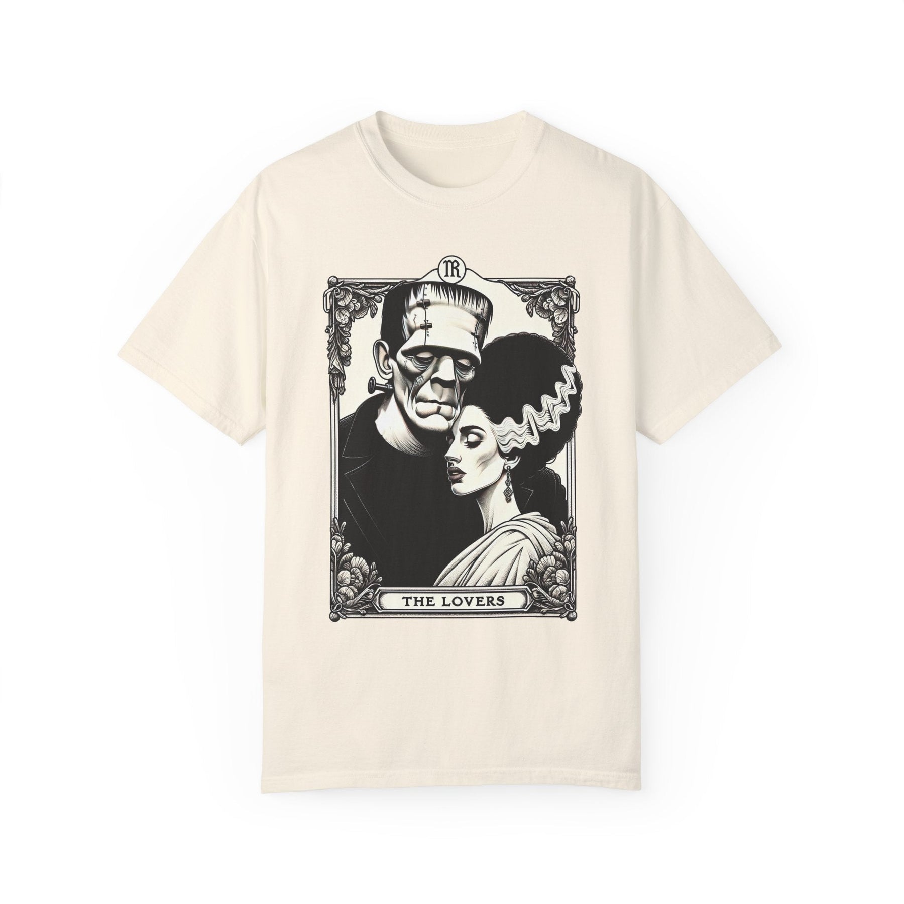 'The Lovers' Frankenstein & Bride Comfy Tee - Goth Cloth Co.T-Shirt32639100883385433967