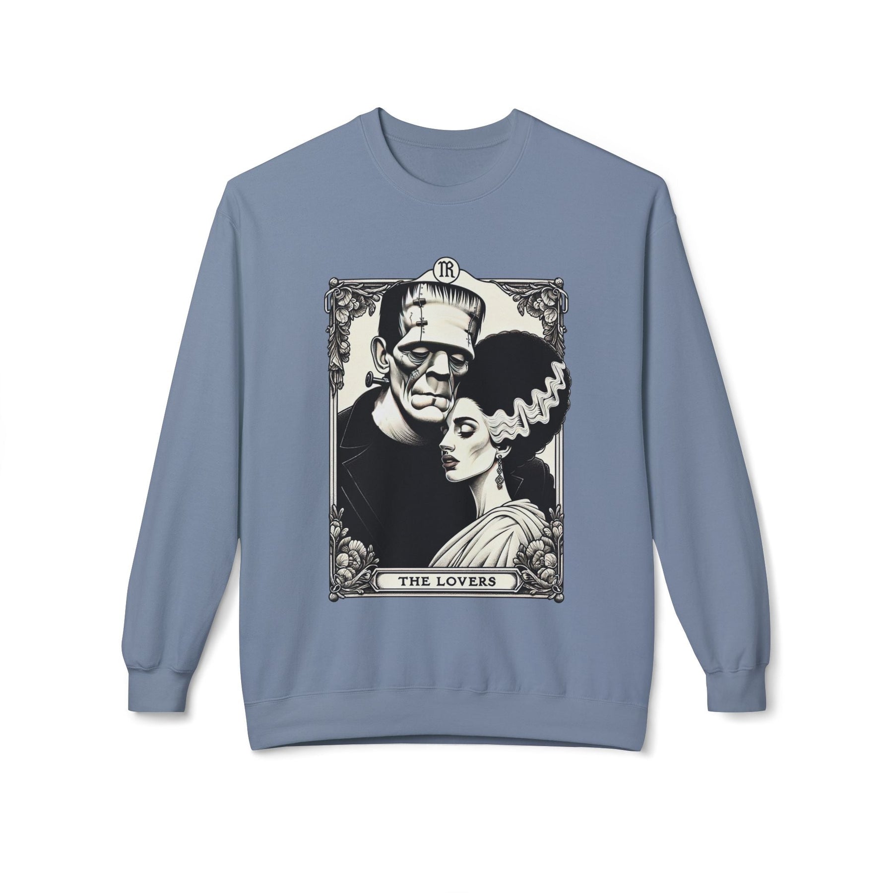 The Lovers Tarot Frankenstein & Bride Sweatshirt - Goth Cloth Co.Sweatshirt18974079025533105959