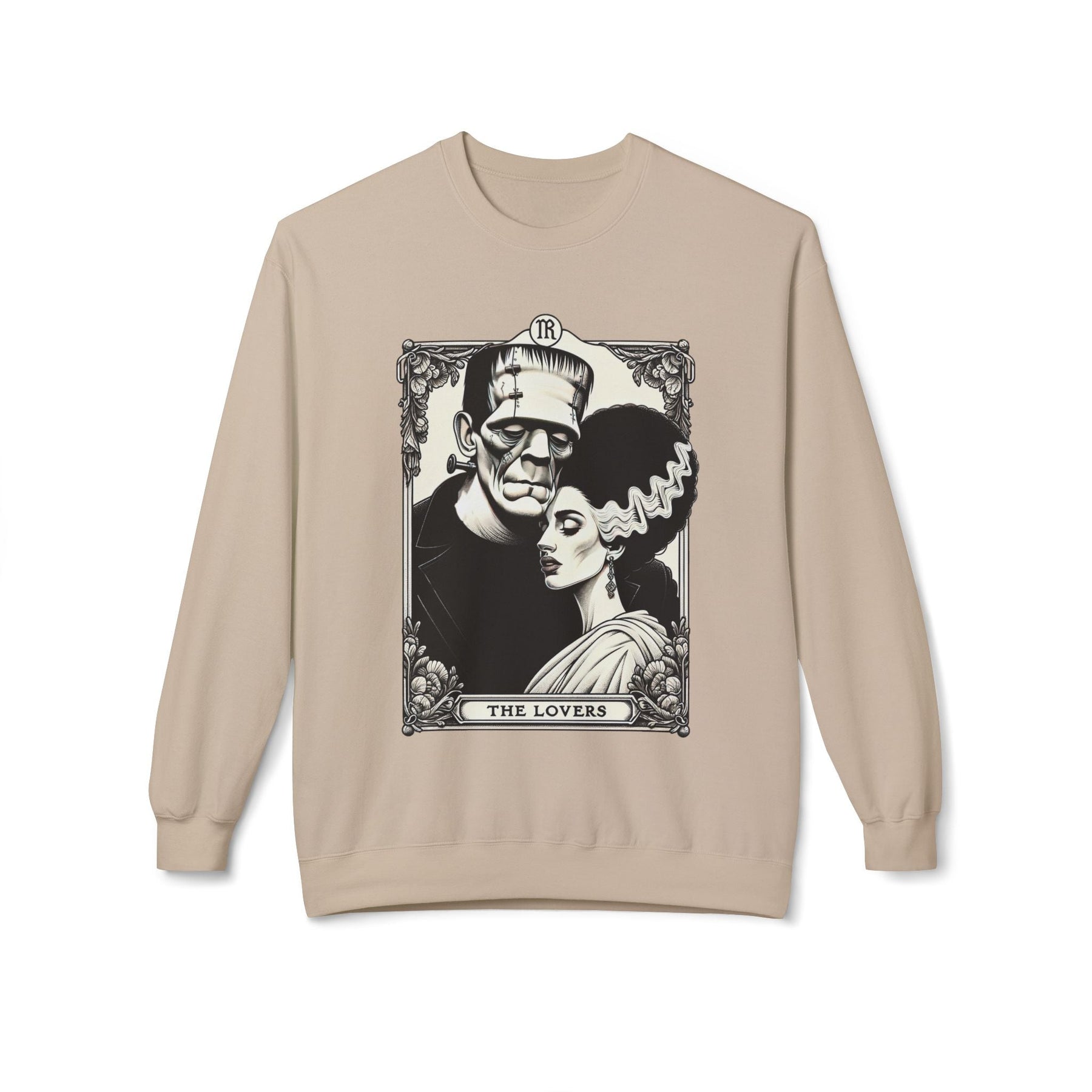 The Lovers Tarot Frankenstein & Bride Sweatshirt - Goth Cloth Co.Sweatshirt19711302452766301073