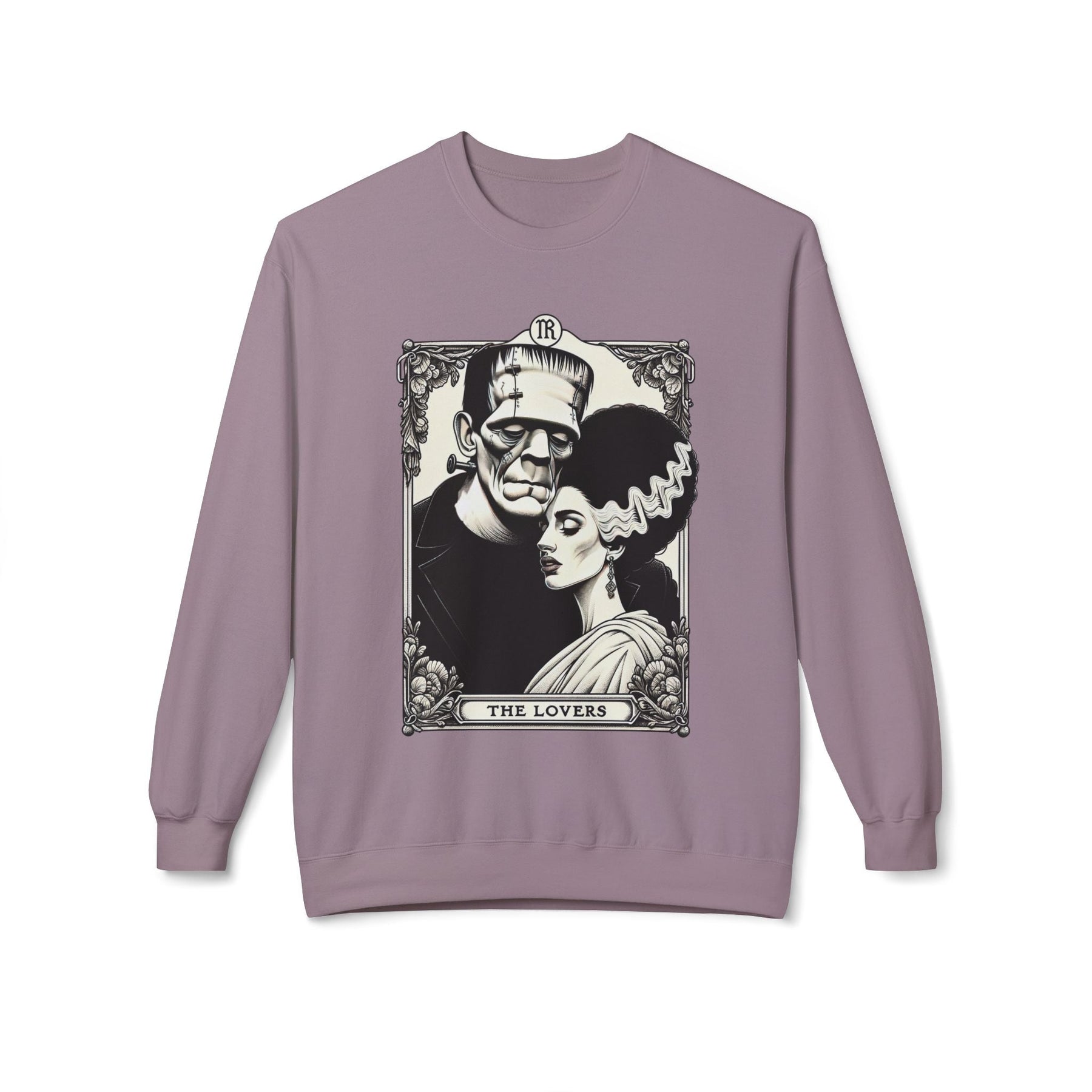 The Lovers Tarot Frankenstein & Bride Sweatshirt - Goth Cloth Co.Sweatshirt32595778160818471970