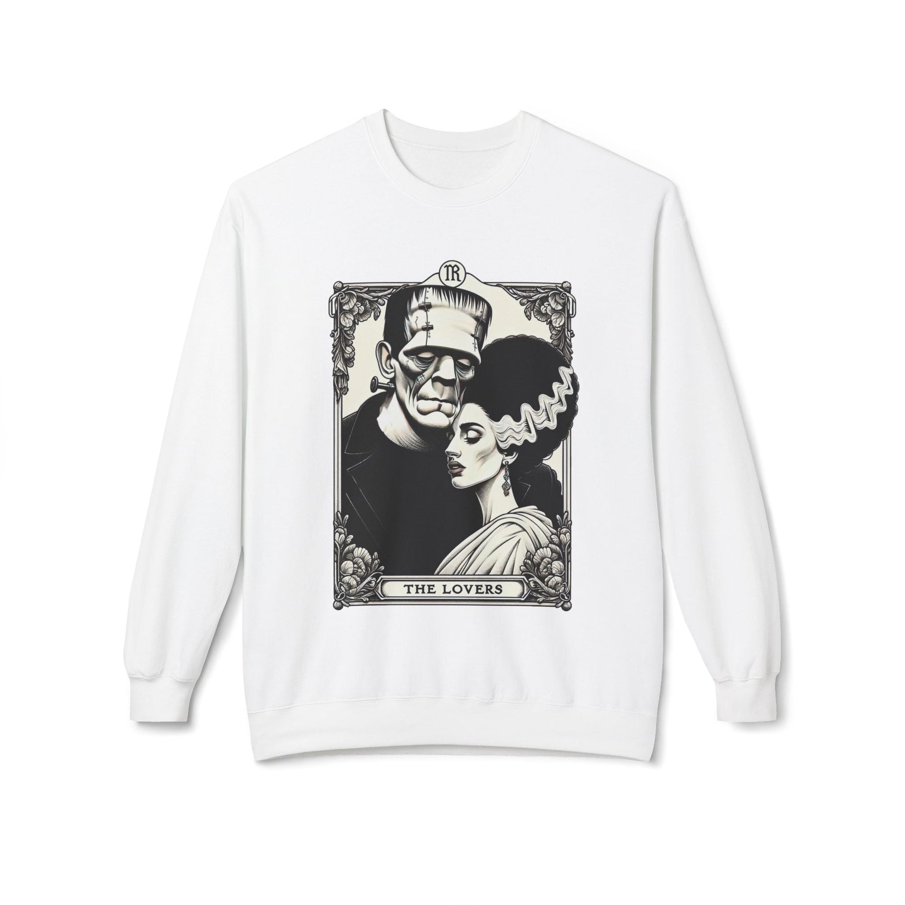 The Lovers Tarot Frankenstein & Bride Sweatshirt - Goth Cloth Co.Sweatshirt71567594424202299707