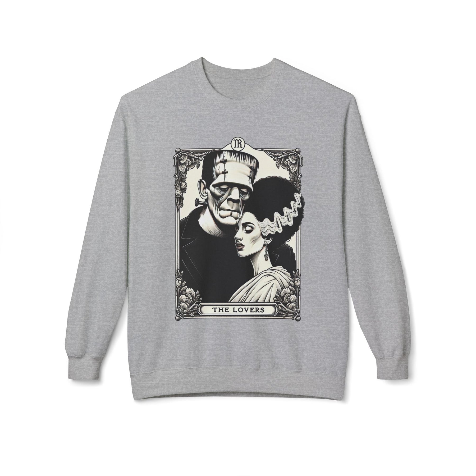 The Lovers Tarot Frankenstein & Bride Sweatshirt - Goth Cloth Co.Sweatshirt78918513264261732561