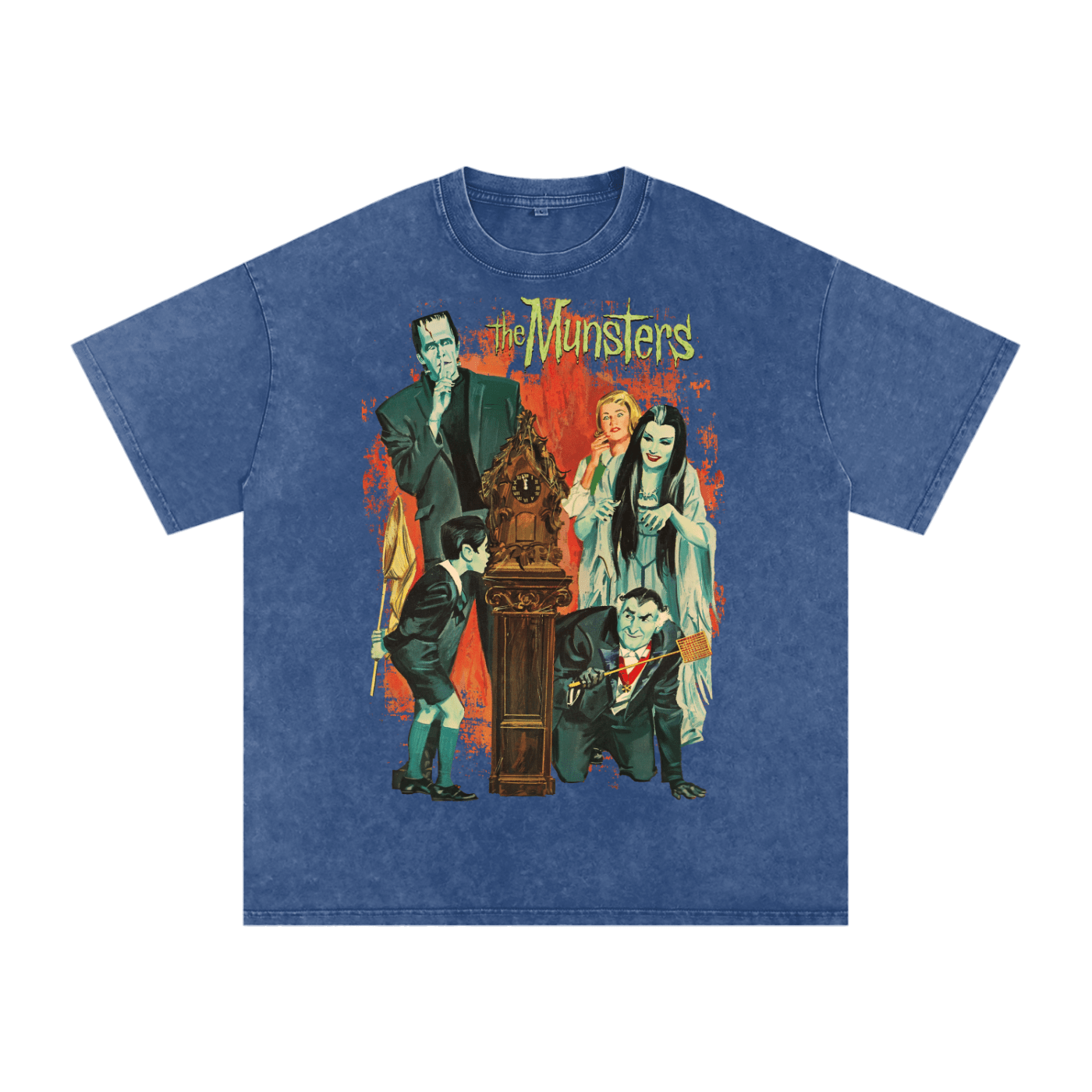 The Munster Acid Wash Tee - Goth Cloth Co.250725PODPQ0225016