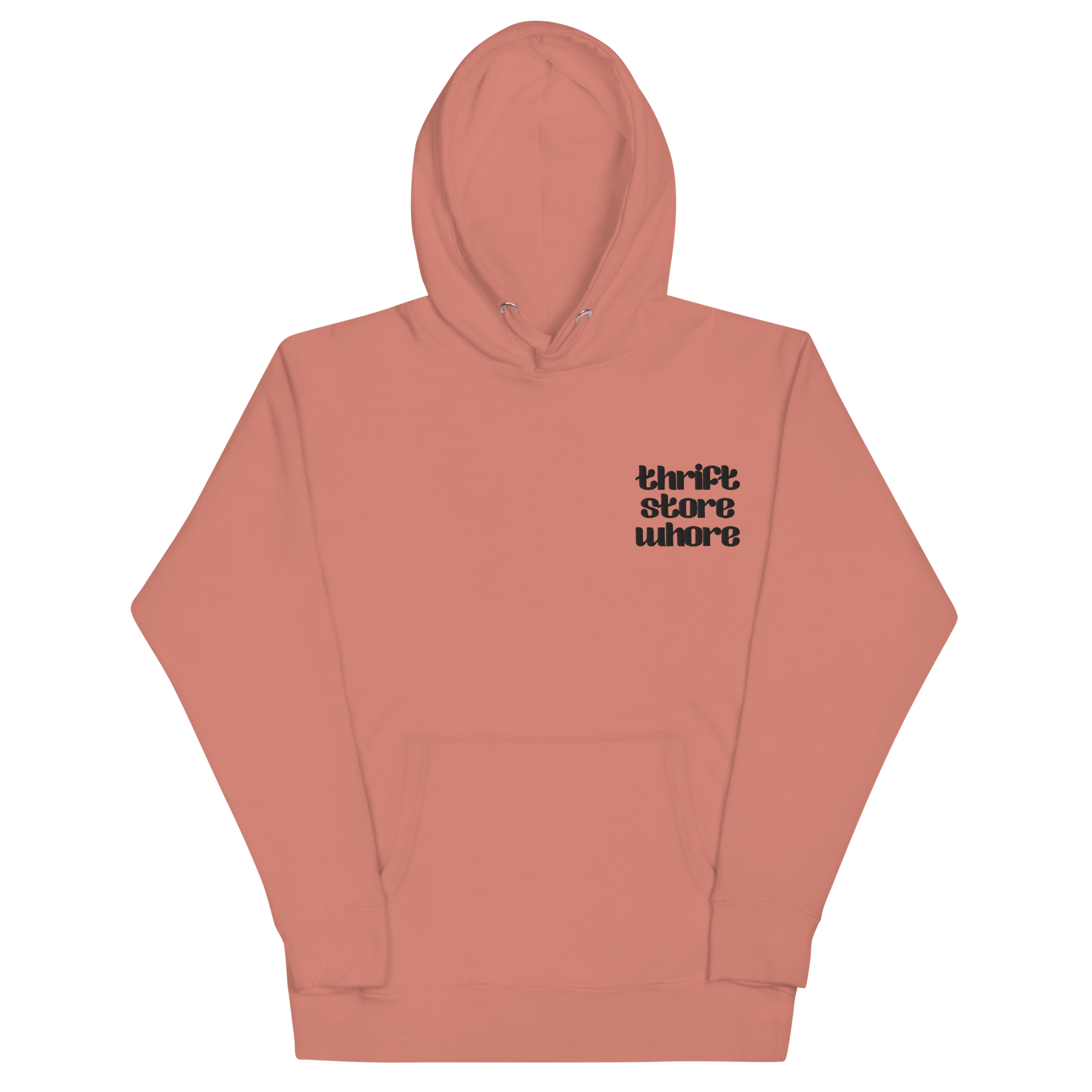 Thrift Store Whore Embroidered Hoodie - Goth Cloth Co.3227083_13887