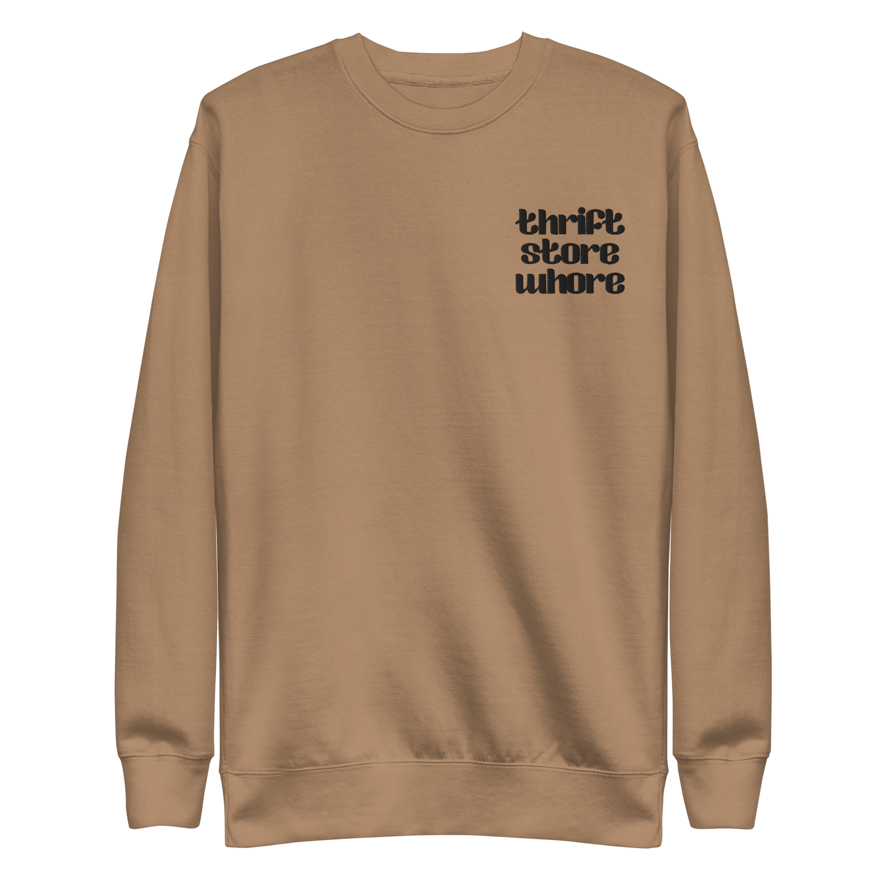 Thrift Store Whore Embroidered Sweatshirt - Goth Cloth Co.6995725_25526