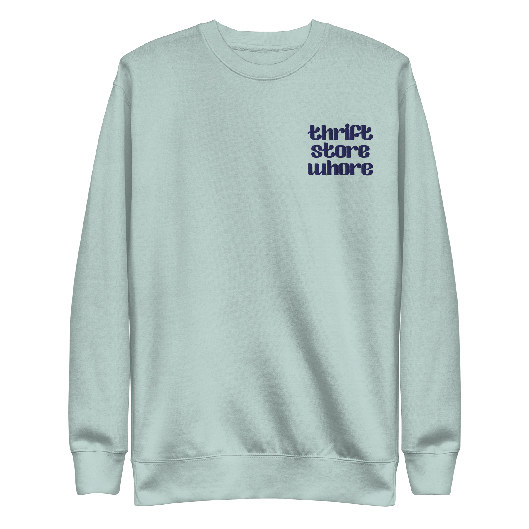 Thrift Store Whore Embroidered Sweatshirt - Goth Cloth Co.7739117_16156