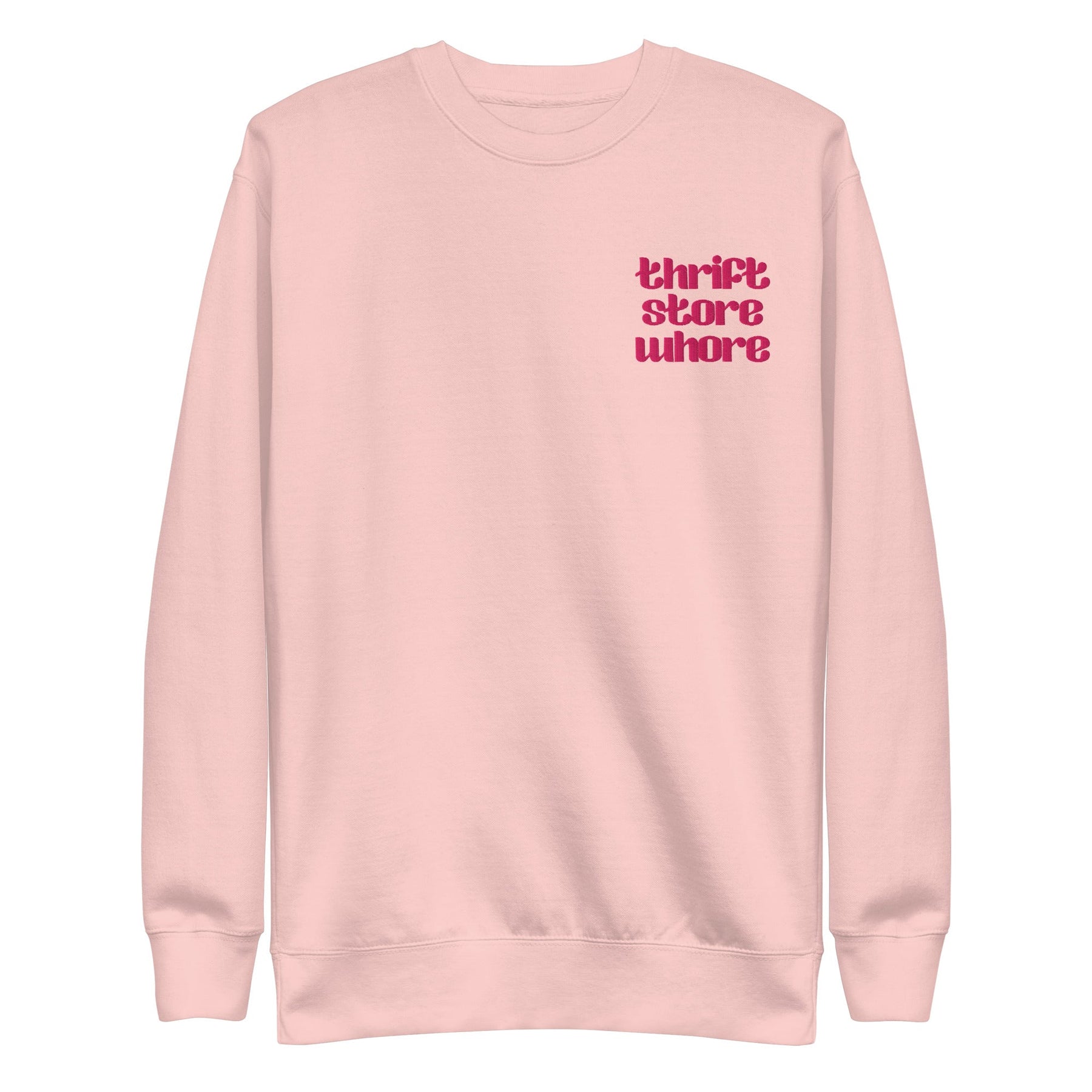 Thrift Store Whore Embroidered Sweatshirt - Goth Cloth Co.8353452_25544