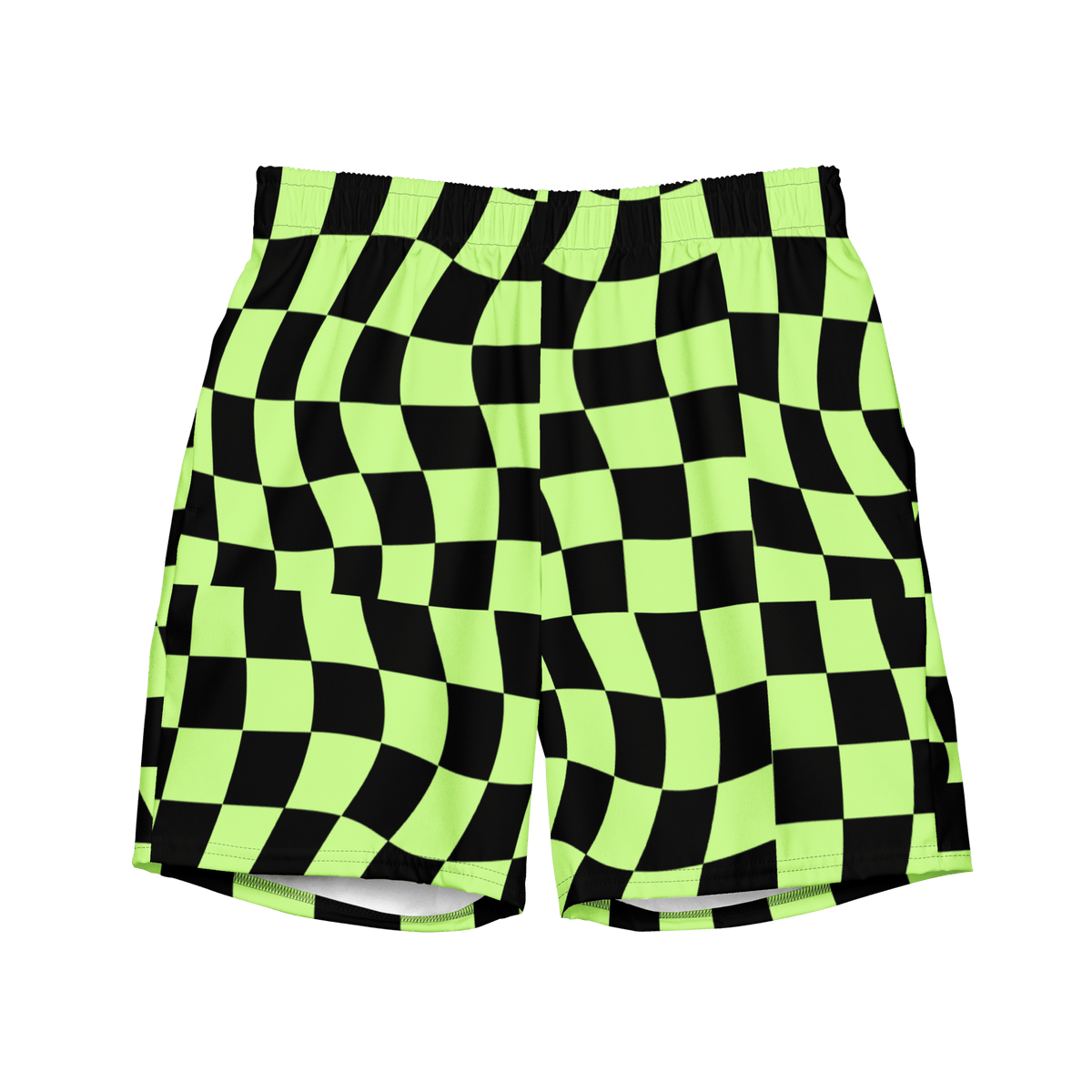 Toxic Tiles Men's Lined Swim Trunks - Goth Cloth Co.4847601_14636