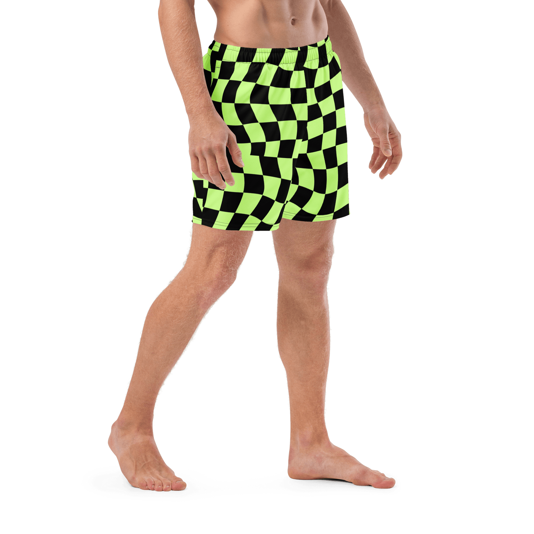 Toxic Tiles Men's Lined Swim Trunks - Goth Cloth Co.4847601_14636