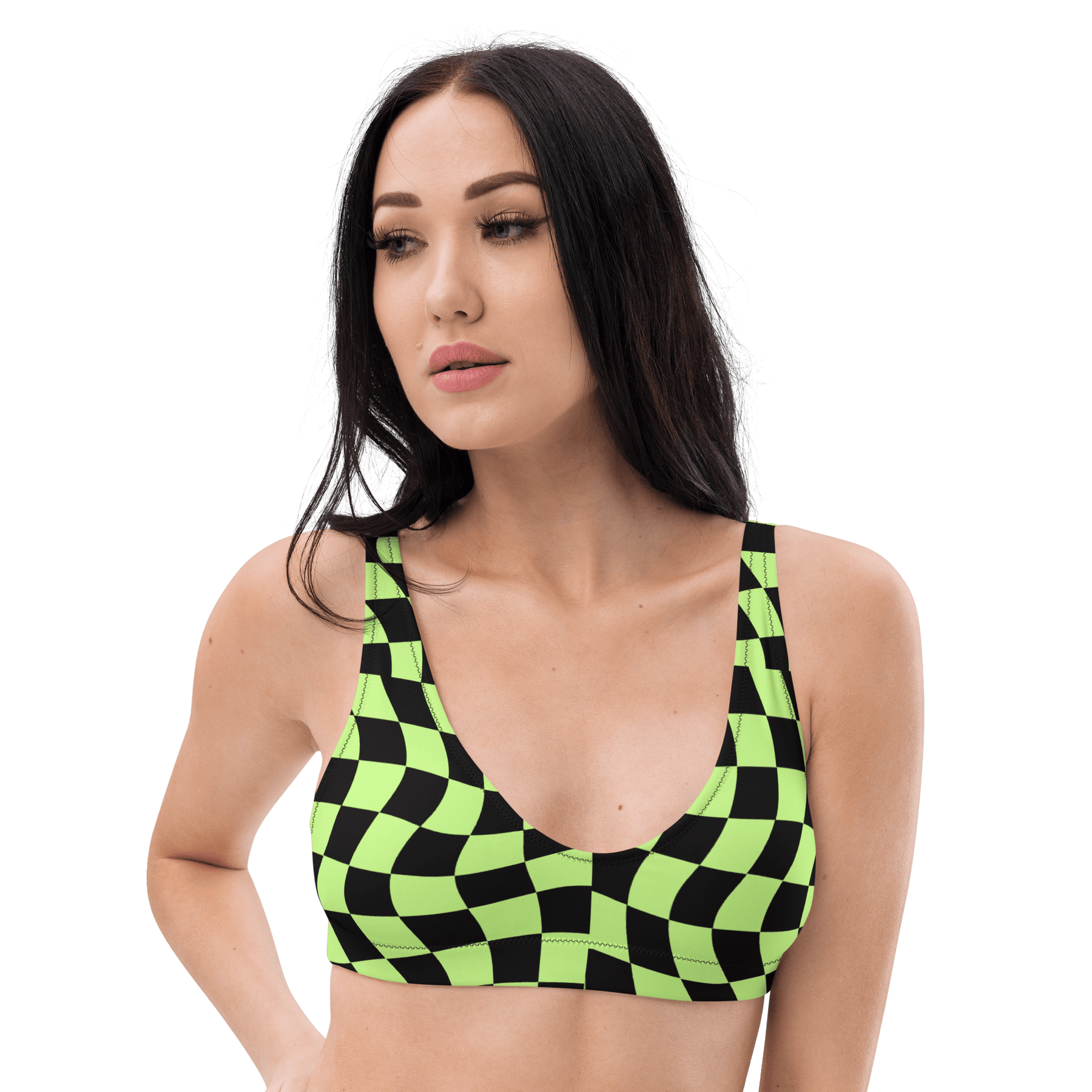 Toxic Tiles Sport Bikini Top - Goth Cloth Co.2522582_12035