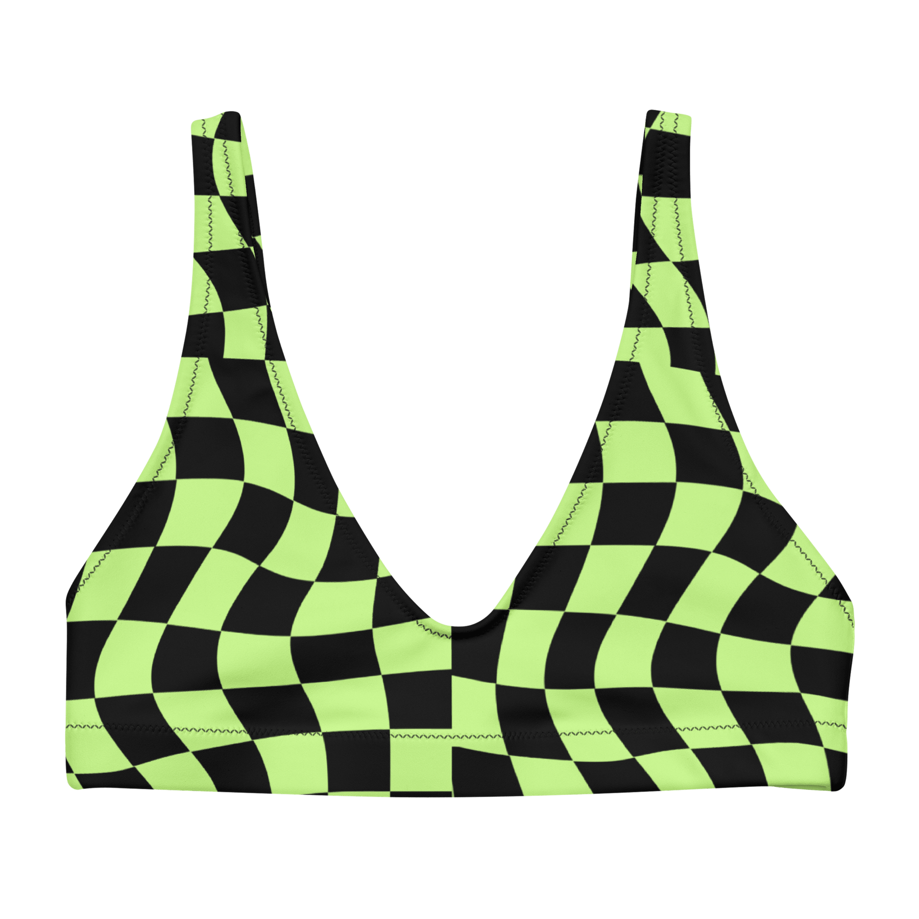 Toxic Tiles Sport Bikini Top - Goth Cloth Co.2522582_12035