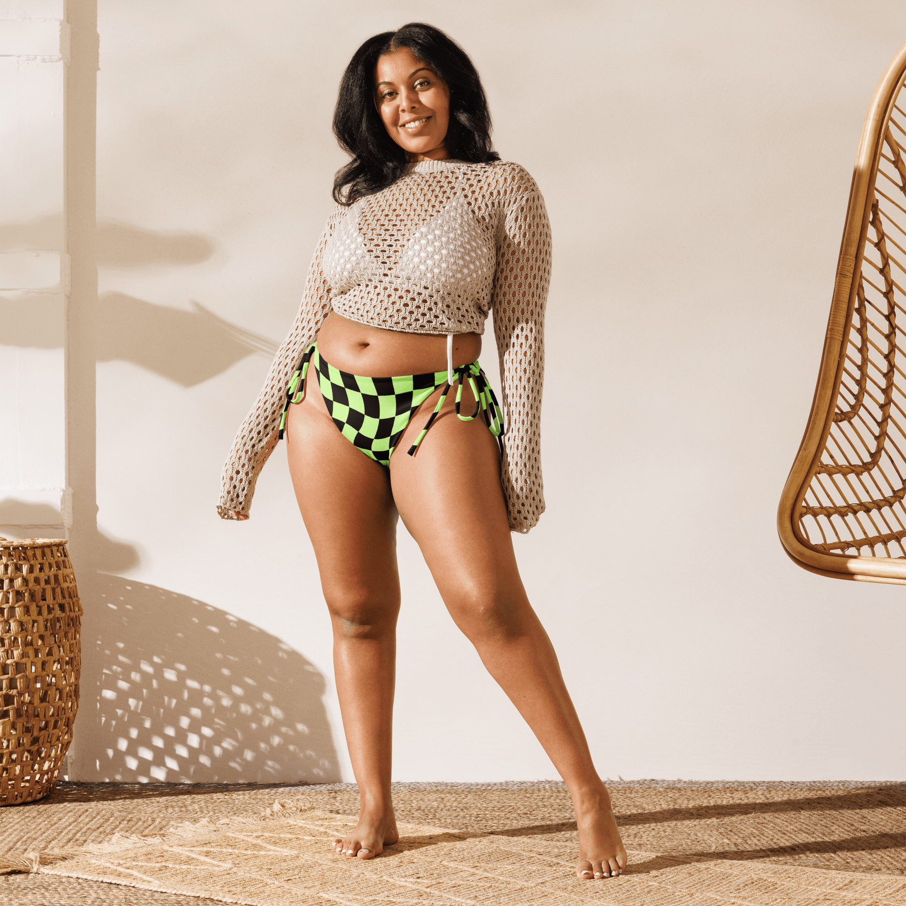 Toxic Tiles String Bikini Bottom - Goth Cloth Co.2566861_16575
