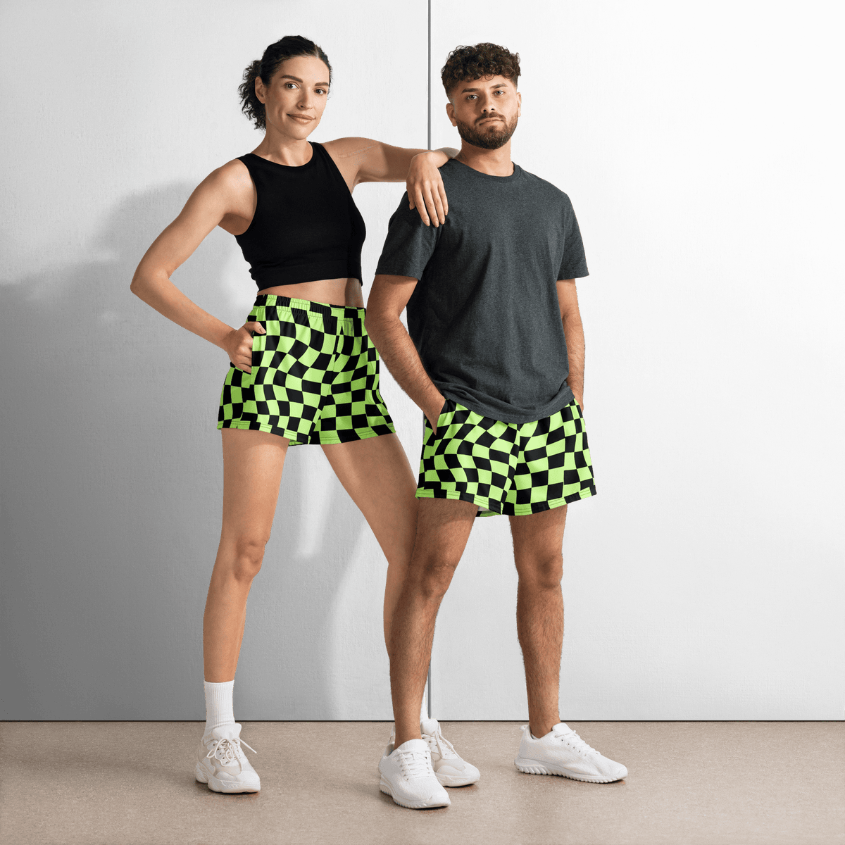 Toxic Tiles Unisex Swim Trunks - Goth Cloth Co.5058248_9804