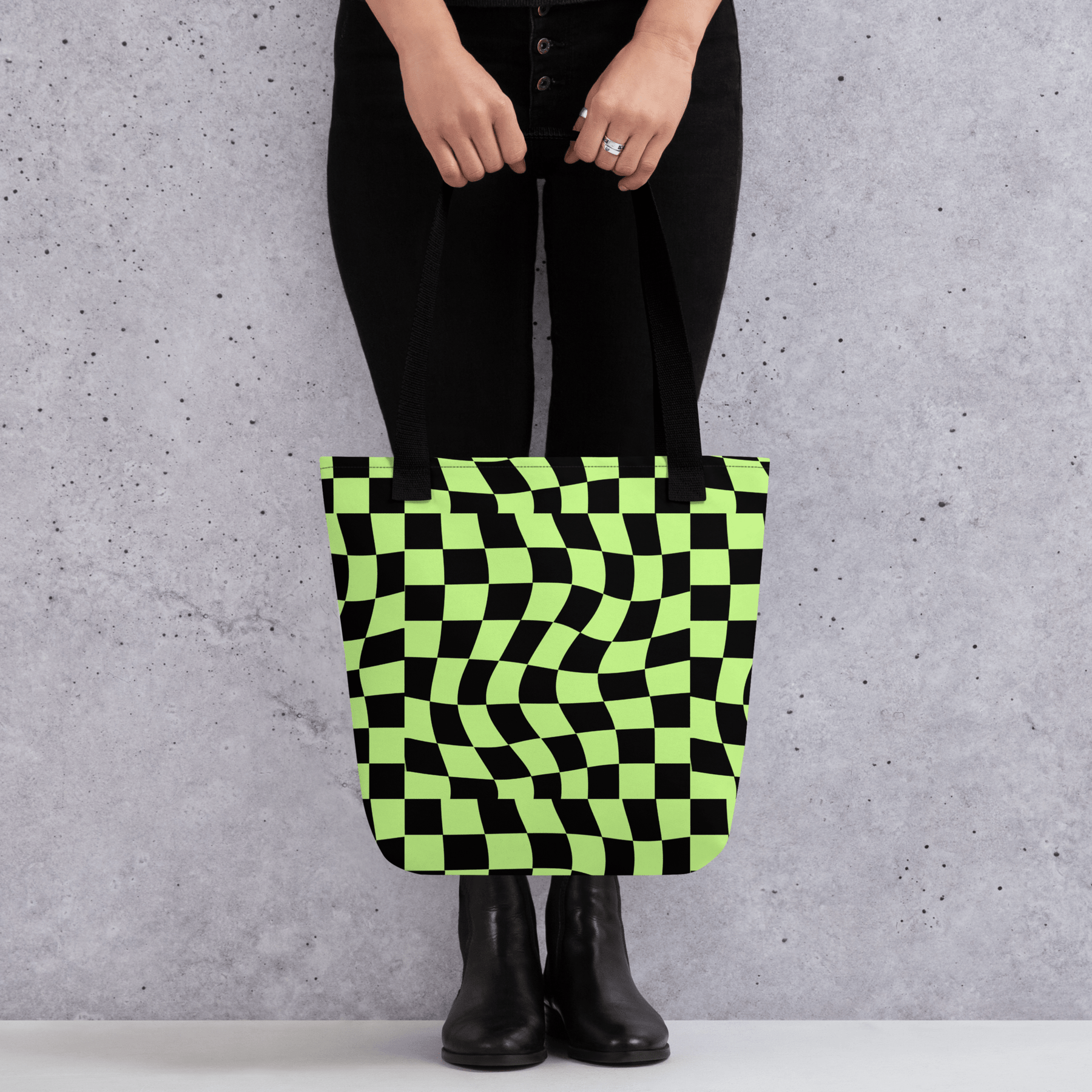 Twisted Tiles Tote Bag - Goth Cloth Co.9015571_4533