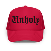 Unholy Embroidered Foam Trucker Hat - Goth Cloth Co.5890749_15906