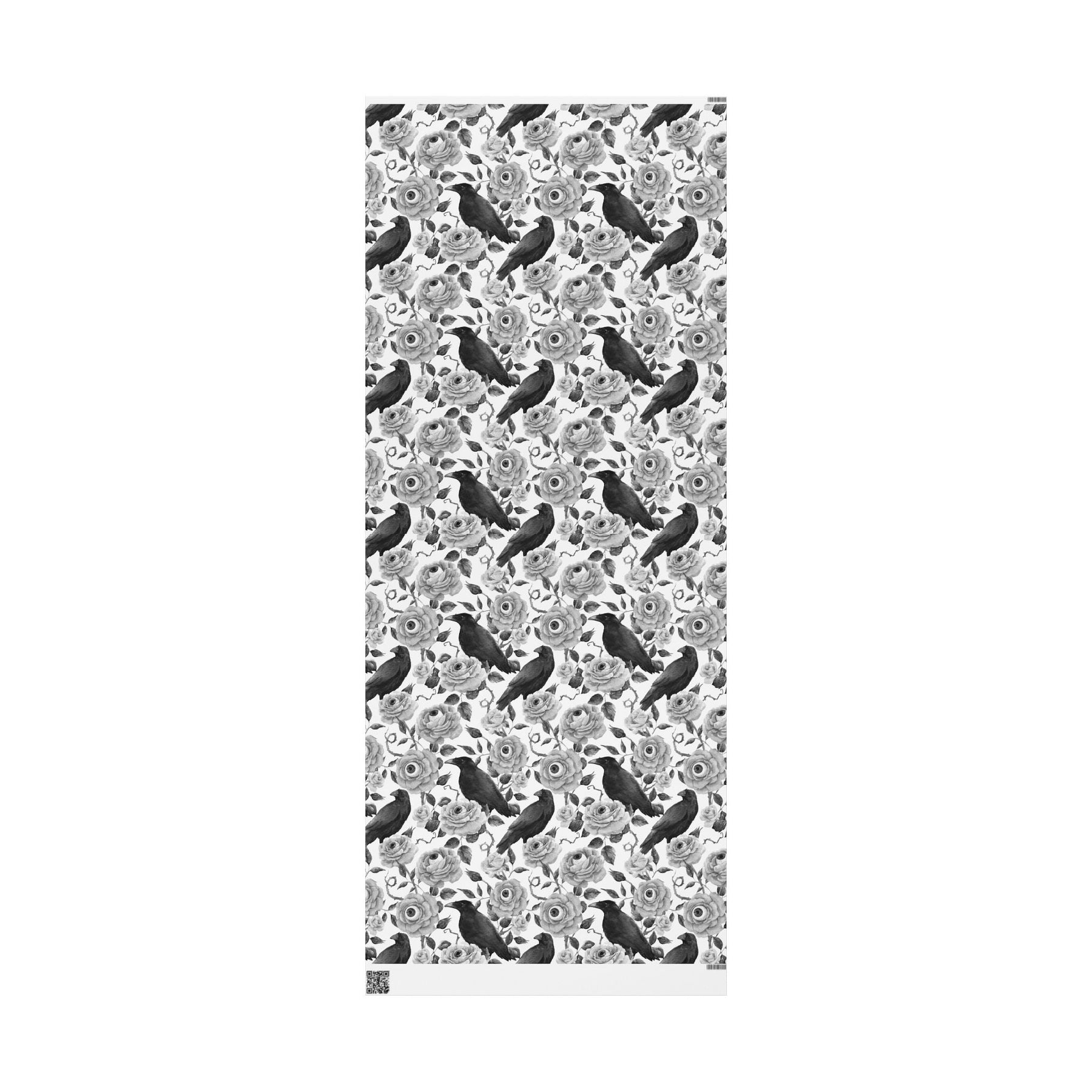 Watchful Eyeball and Raven Spooky Gift Wrap - Goth Cloth Co.Home Decor27759551293249396032