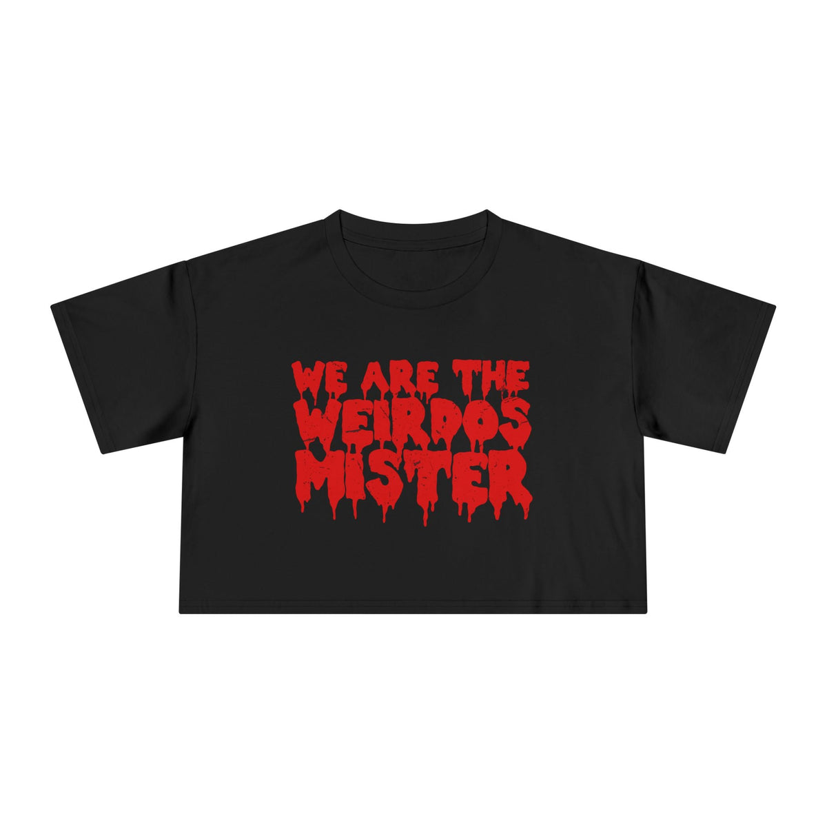 We Are The Weirdos Mister Crop Top - Goth Cloth Co.T-Shirt30921692552324200894