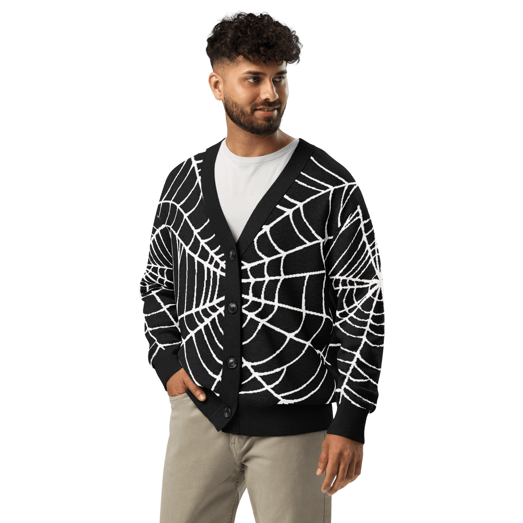 Web Weaver Knit Cardigan - Goth Cloth Co.5967246_21030