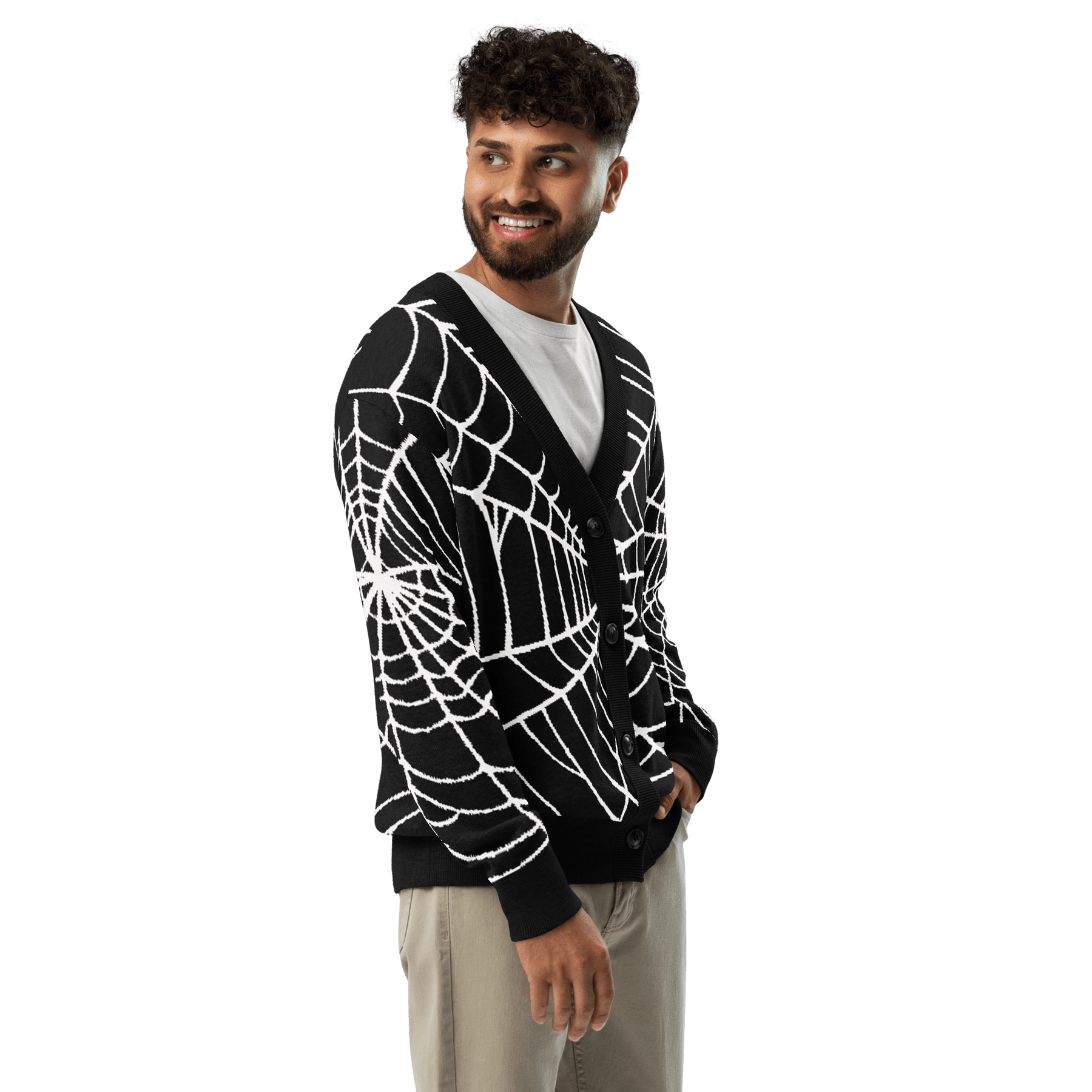 Web Weaver Knit Cardigan - Goth Cloth Co.5967246_21030