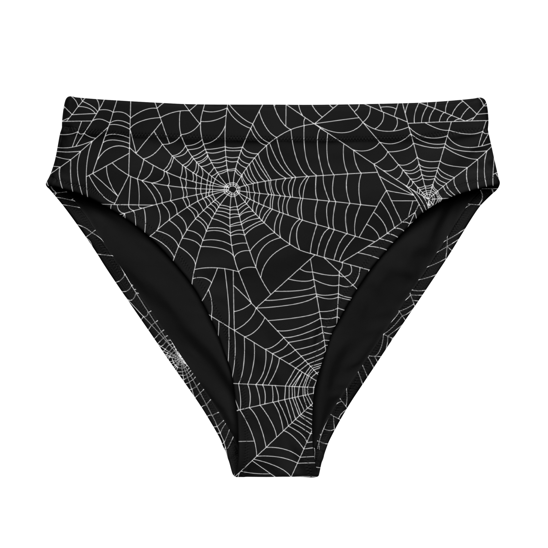 Web Weaver Sport High - Waisted Bikini Bottom - Goth Cloth Co.1364698_12042