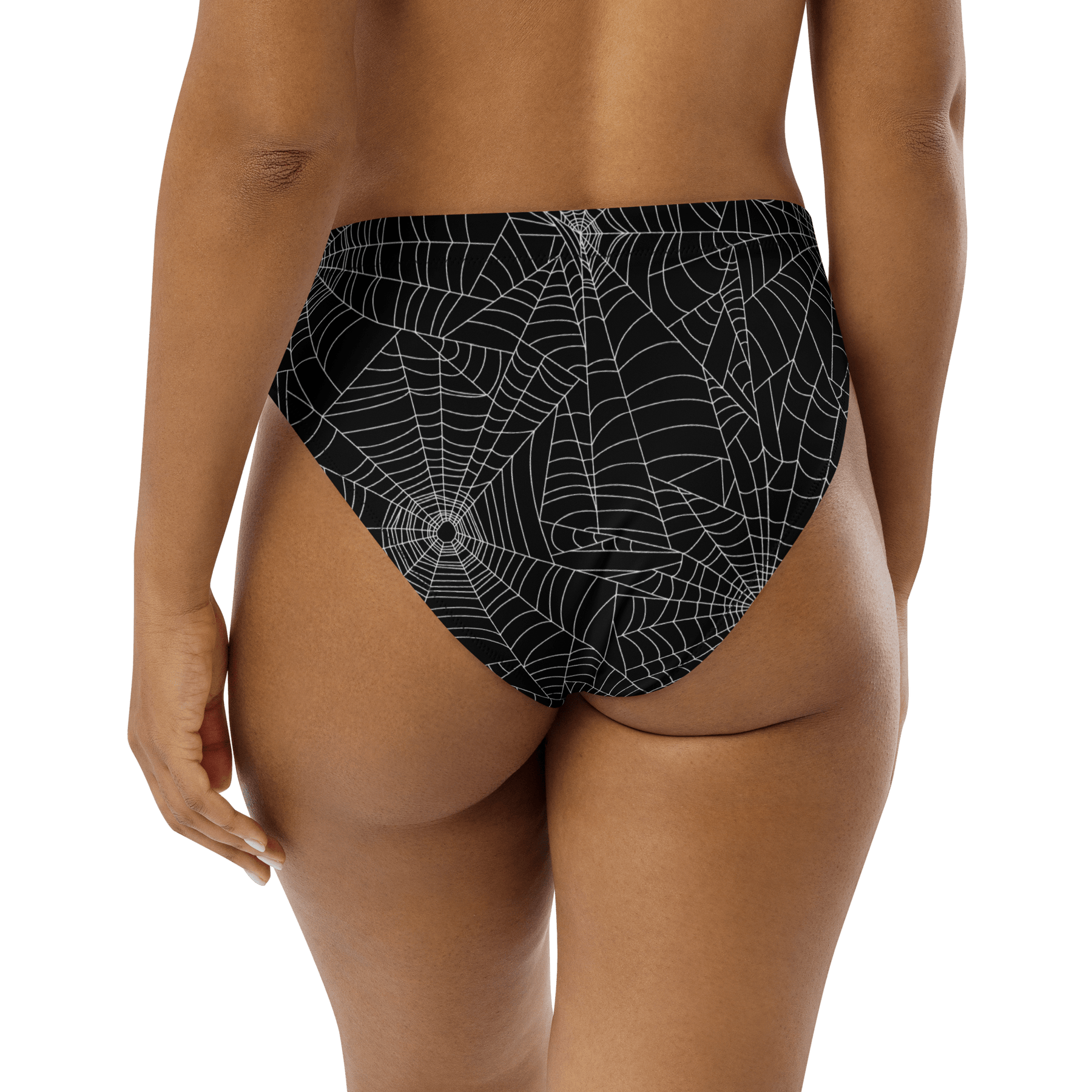 Web Weaver Sport High - Waisted Bikini Bottom - Goth Cloth Co.1364698_12042