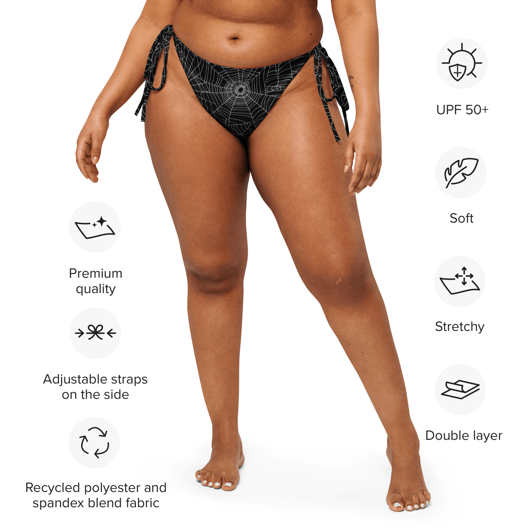 Web Weaver String Bikini Bottom - Goth Cloth Co.4200803_16575