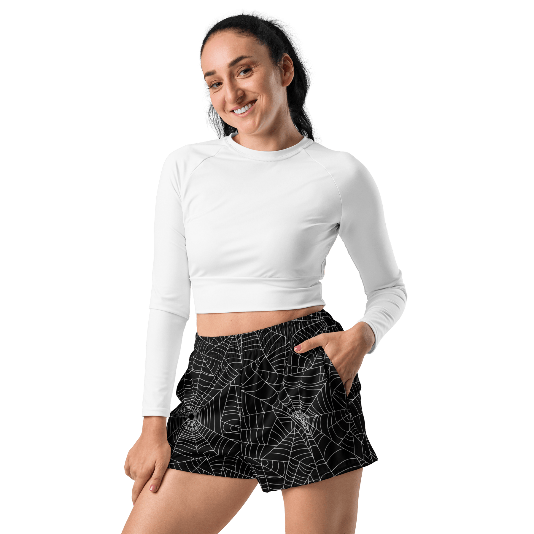 Web Weaver Unisex Swim Trunks - Goth Cloth Co.4438701_9804