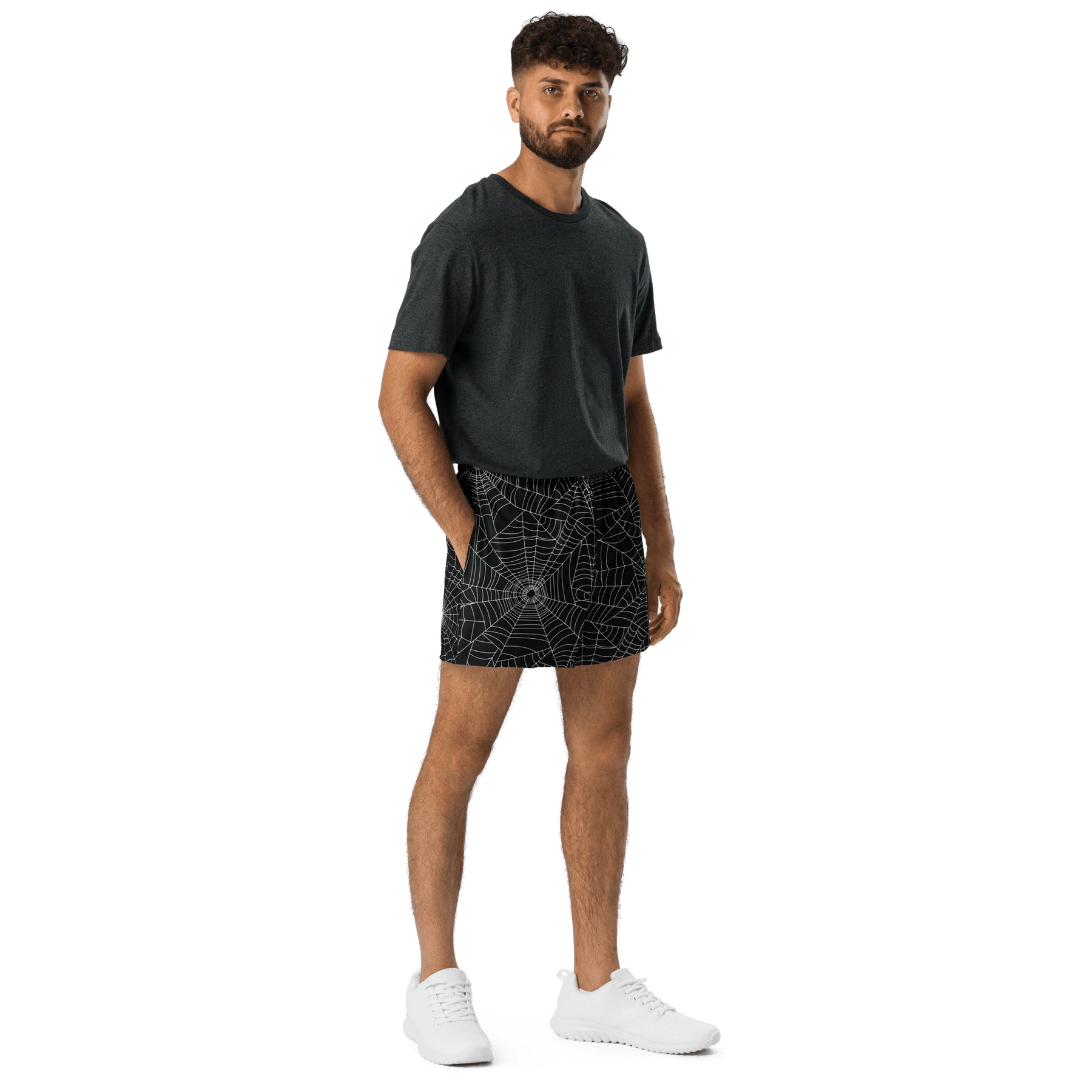 Web Weaver Unisex Swim Trunks - Goth Cloth Co.4438701_9804