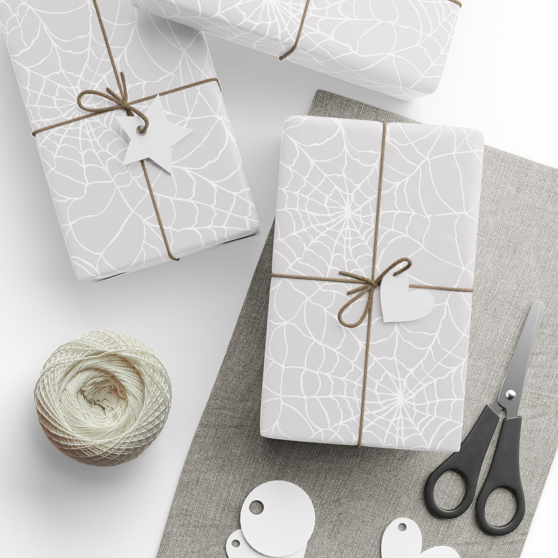 Whisper Webs Gift Wrap - Goth Cloth Co.Home Decor27624544452275184365