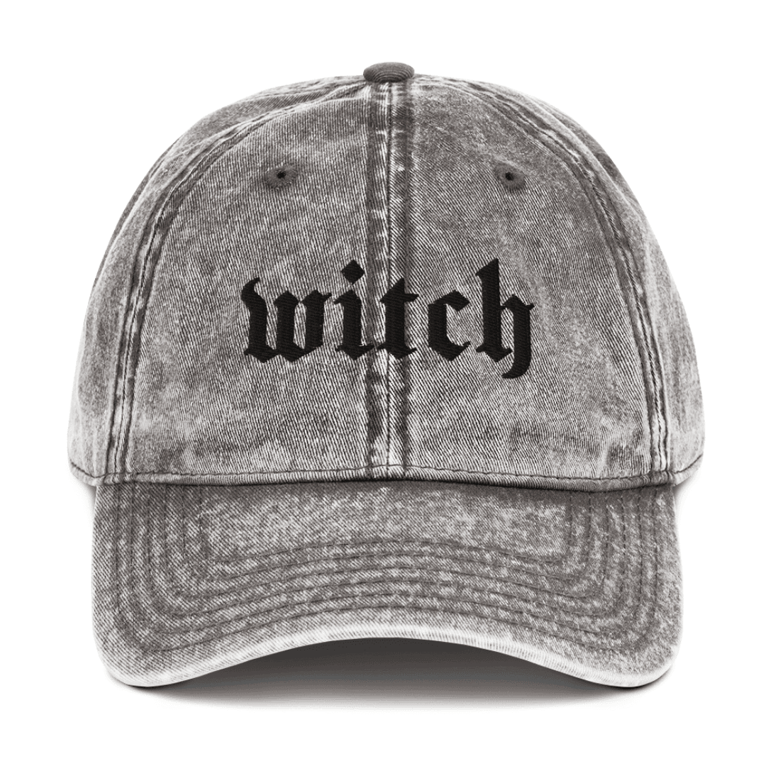 Witch Vintage Acid Wash Dad Cap - Goth Cloth Co.7227050_10803