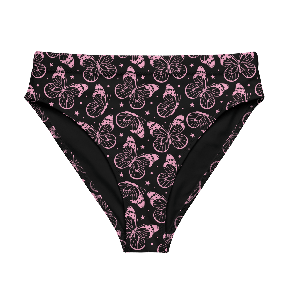 You're My Butterfly Y2K High - Waisted Sport Bikini Bottom - Goth Cloth Co.5828612_12042