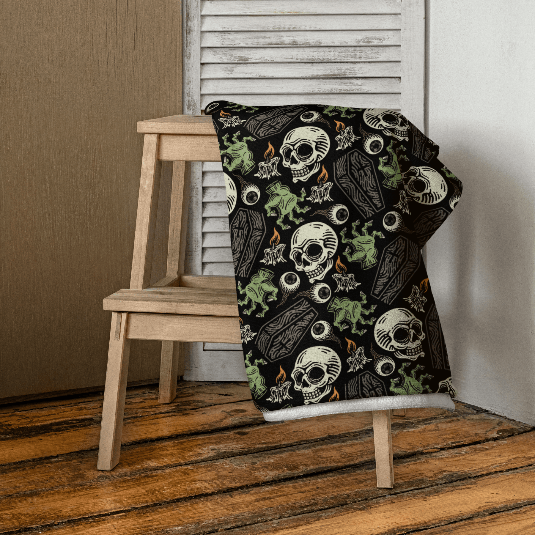 Zombabe Beach Towel - Goth Cloth Co.3259885_8874