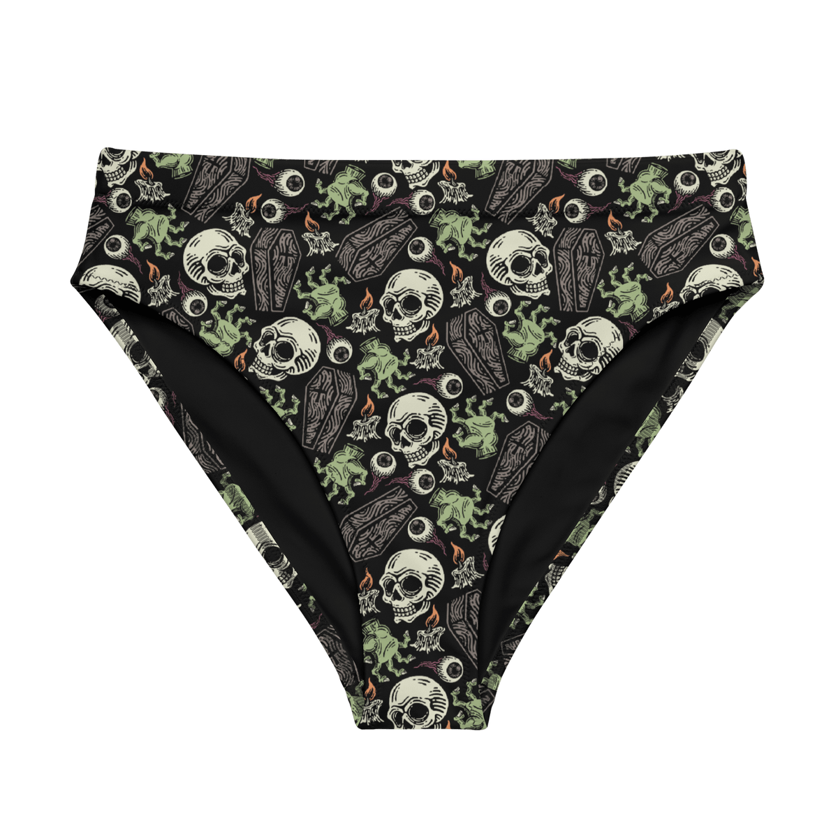 Zombabe Sport High - Waisted Bikini Bottoms - Goth Cloth Co.2135180_12042