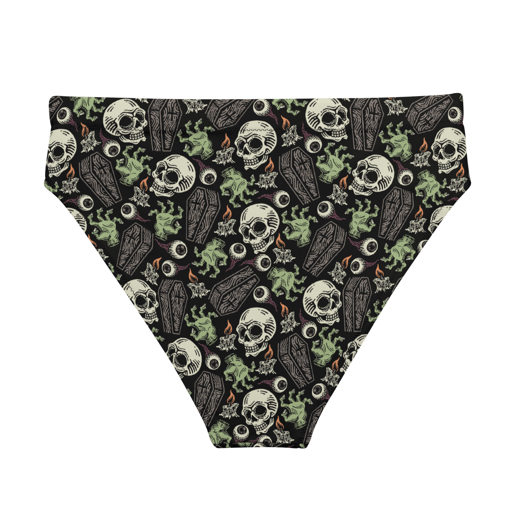 Zombabe Sport High - Waisted Bikini Bottoms - Goth Cloth Co.2135180_12042