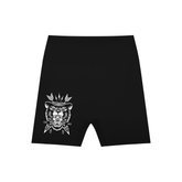 Feral Bloom High-Waisted Scrunch Yoga Shorts