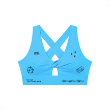 Mental Notes Twist Front Sports Bra