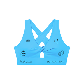 Mental Notes Twist Front Sports Bra