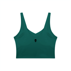 Anxious V-Neck Long Line Sports Bra