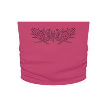 Lover Metal Font Cropped Yoga Tube Top