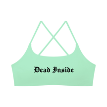 Dead Inside Women's Cross Strap Sports Bra