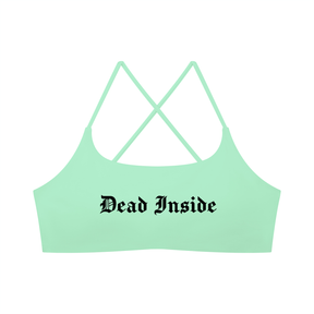 Dead Inside Women's Cross Strap Sports Bra