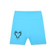 Venom Heart High-Waisted Scrunch Yoga Shorts