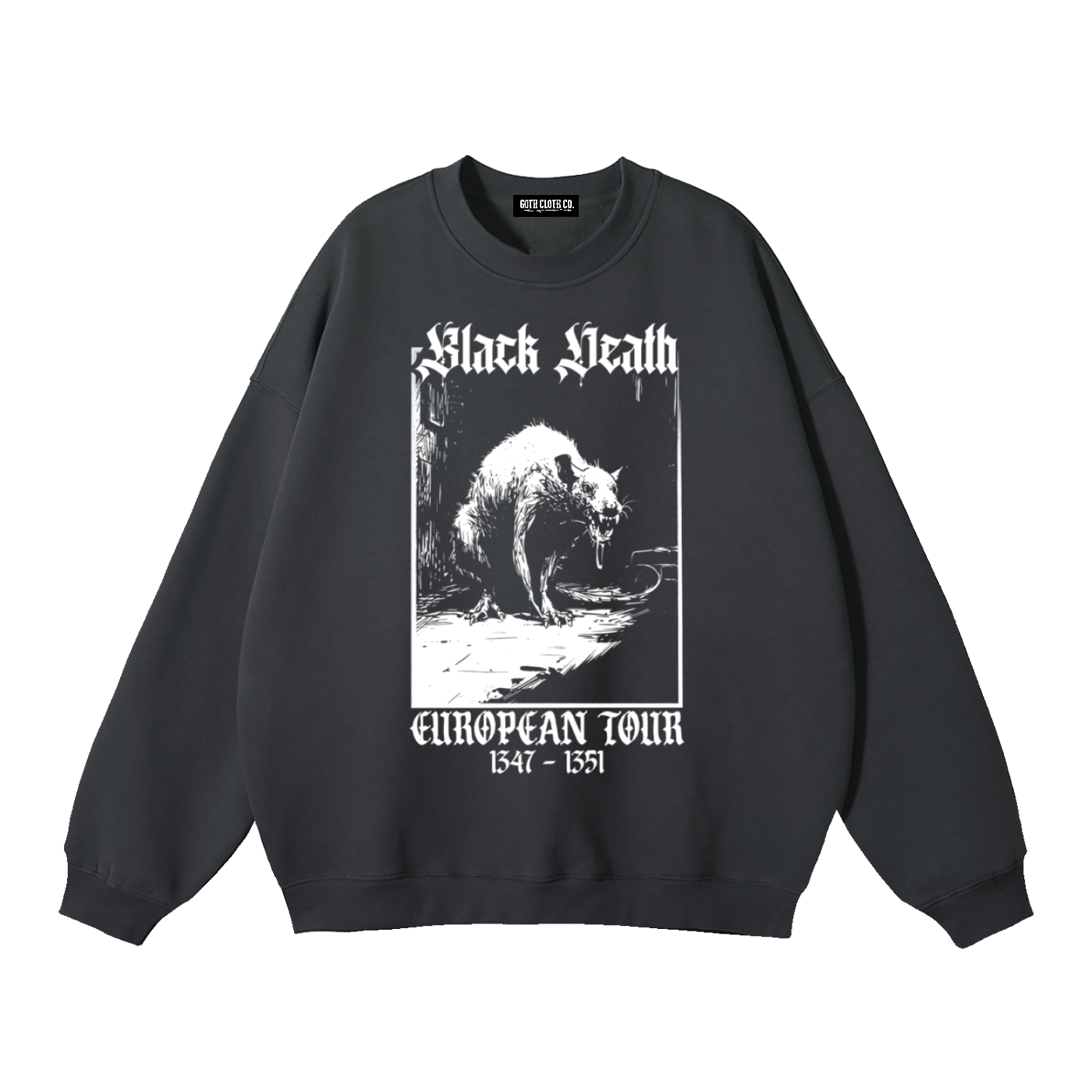 Black Plague Death Tour Fleeced Sweatshirt